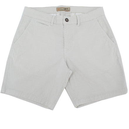 Beige Slim Fit Jacquard Shorts Chino Shorts Eight-X   
