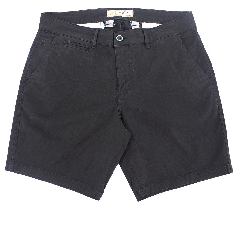 Black Slim Fit Chino Shorts Chino Shorts Eight-X   