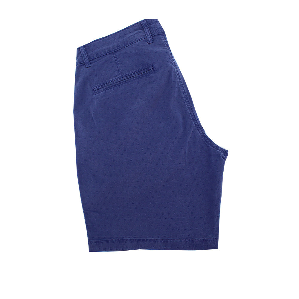 Navy Slim Fit Jacquard Shorts – Eight-X