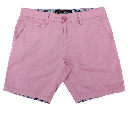 Red Slim Fit Textured Shorts Shorts Eight-X RED 29