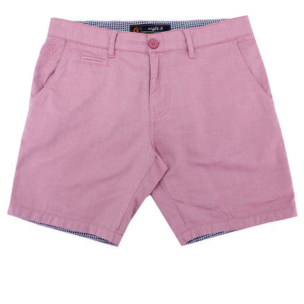 Red Slim Fit Textured Shorts Shorts Eight-X RED 29