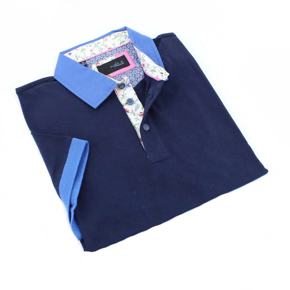 Navy Polo Shirt Polos EightX   