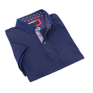 Solid Navy Polo Shirt Polos EightX