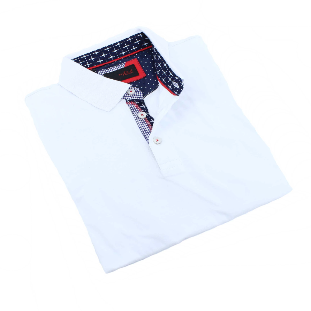 White Polo Shirt Polos EightX