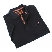 Black Pocket Polo Polos EightX