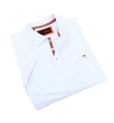 White Pocket Polo Polos EightX