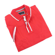 Red Polo With White Trim Polos EightX