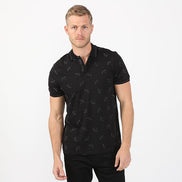Black Dragonfly Flocking Polo Polos EightX