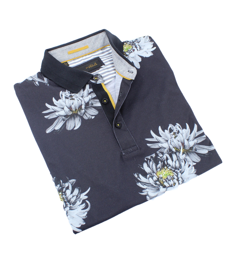 Yellow In Bloom Polo Polos EightX   