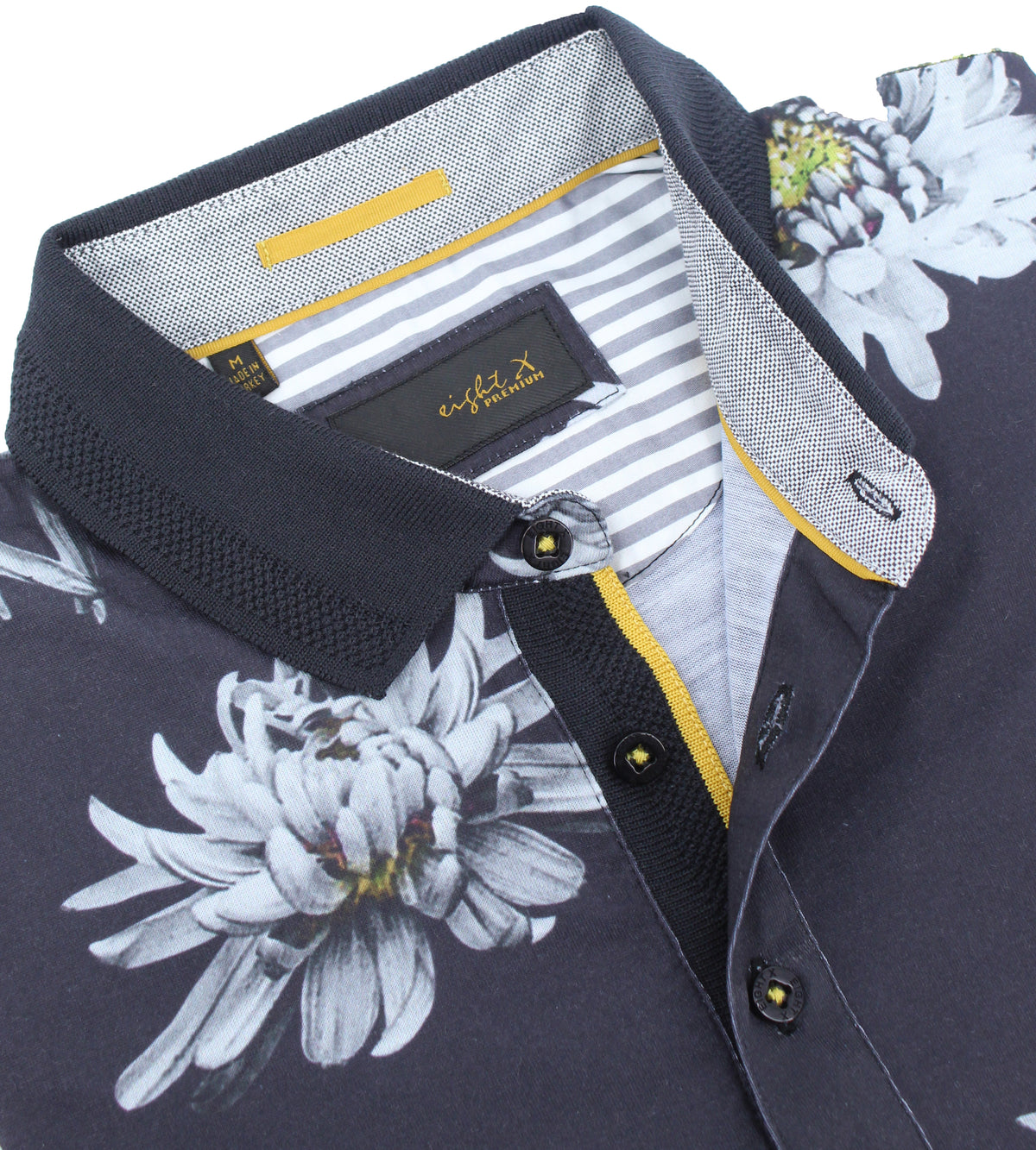 Yellow In Bloom Polo Polos EightX