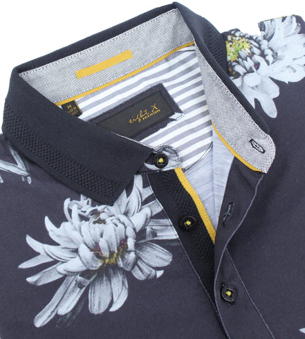 Yellow In Bloom Polo Polos EightX