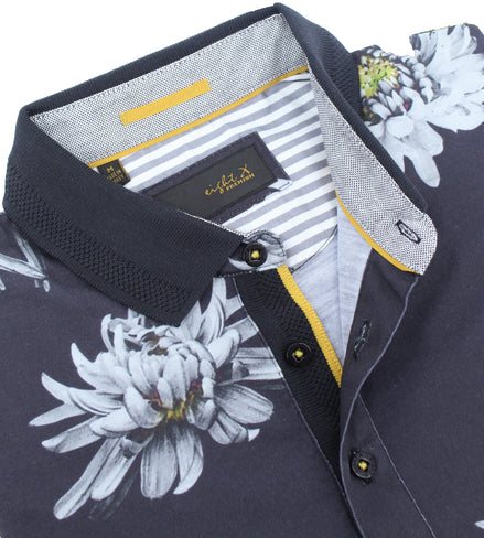 Yellow In Bloom Polo Polos EightX