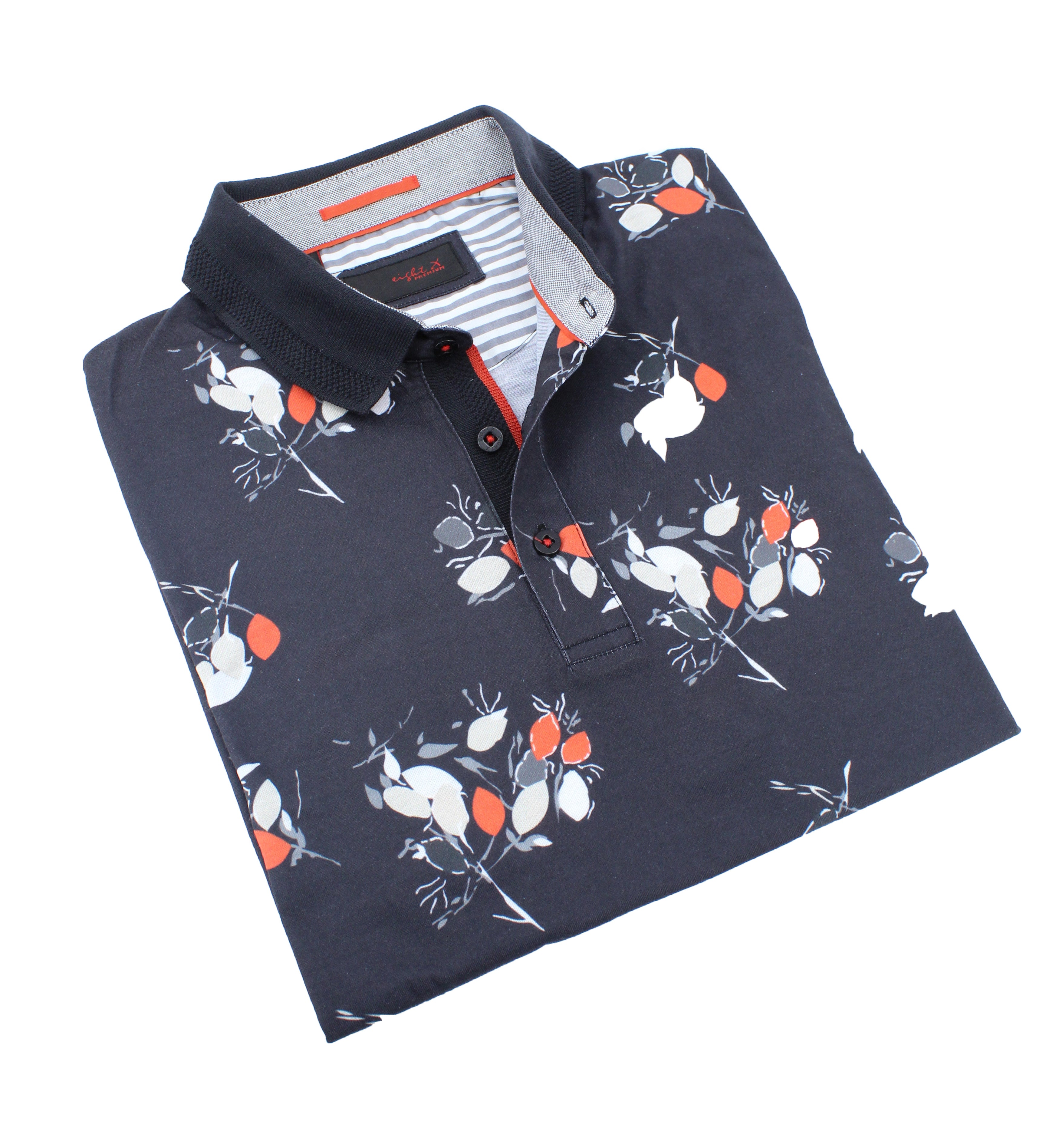 orange designer polo shirts