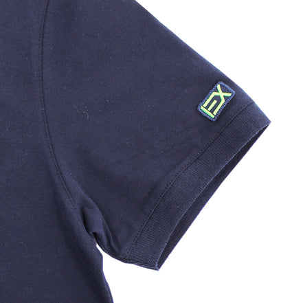Navy Multi Patch Polo Polos Eight-X   