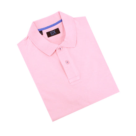 Pink Polo with EX Logo Polos Eight-X