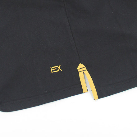 Black Polo with EX Logo Polos Eight-X