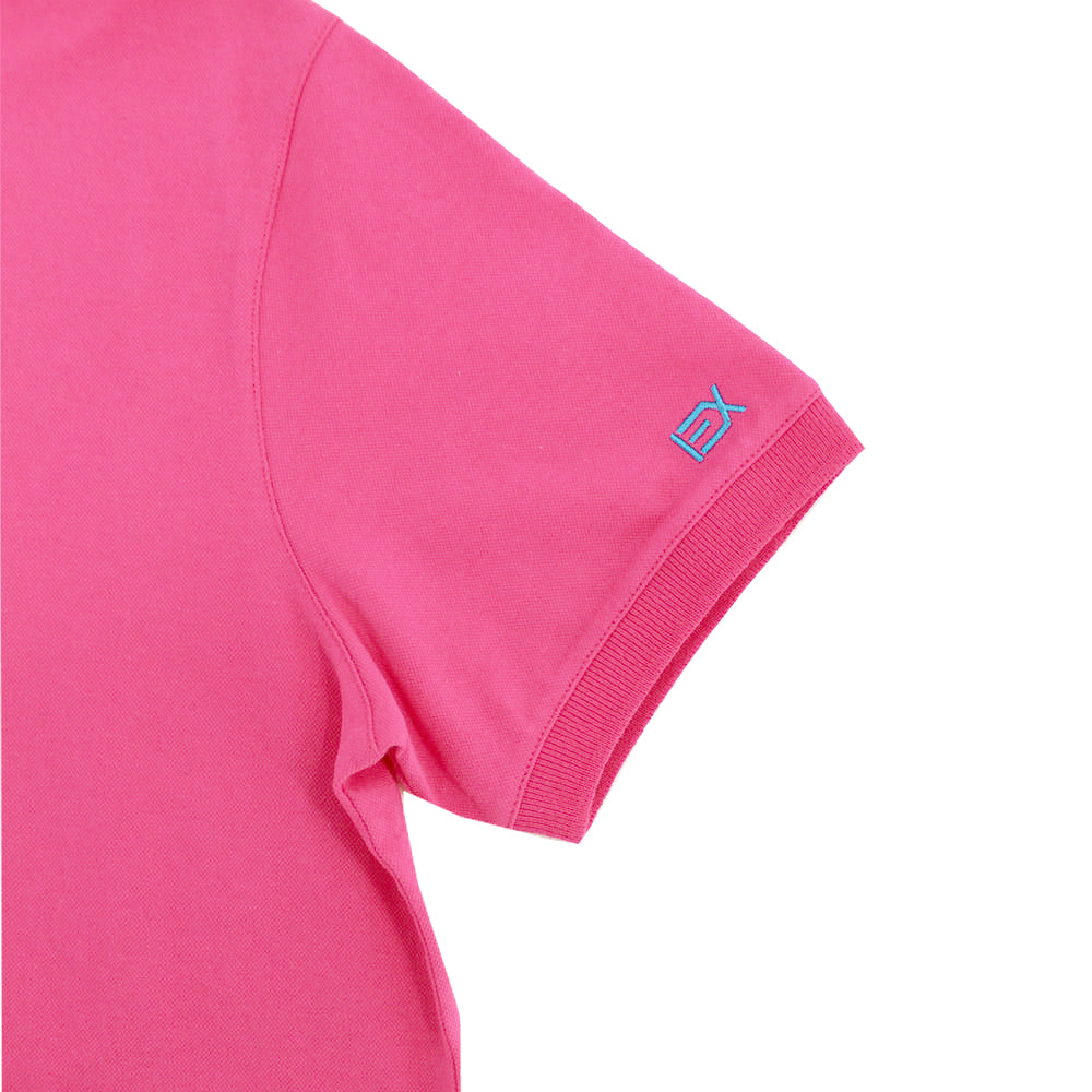 Fuchsia Polo with EX Logo Shirts Eight-X