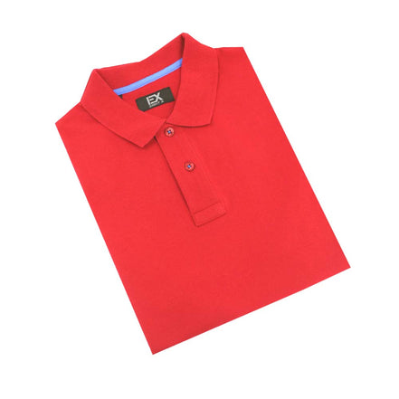 Red Polo with EX Logo Polos Eight-X