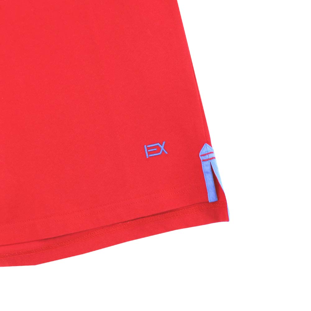 Red Polo with EX Logo Polos Eight-X
