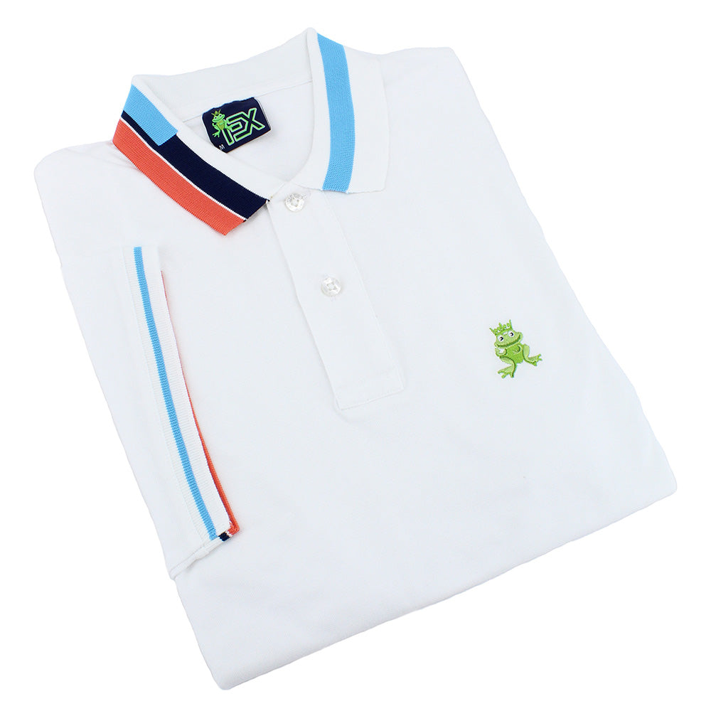 José FROG Polo - White Polos Eight-X