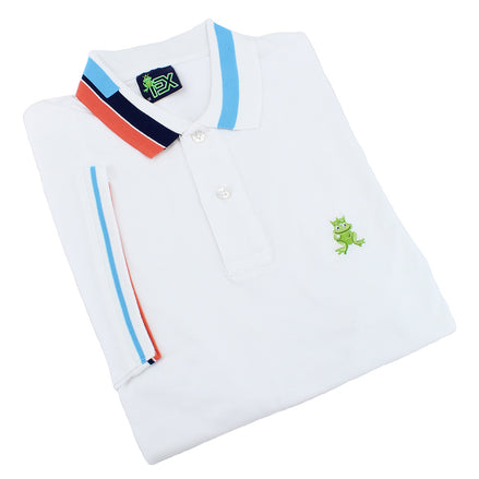 José FROG Polo - White Polos Eight-X