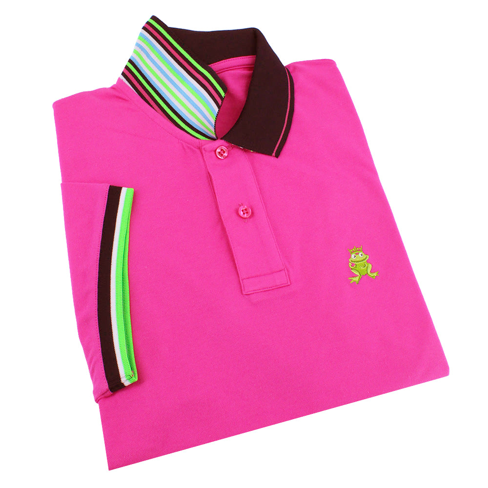 Bruno FROG Polo - Fuchsia Polos Eight-X   
