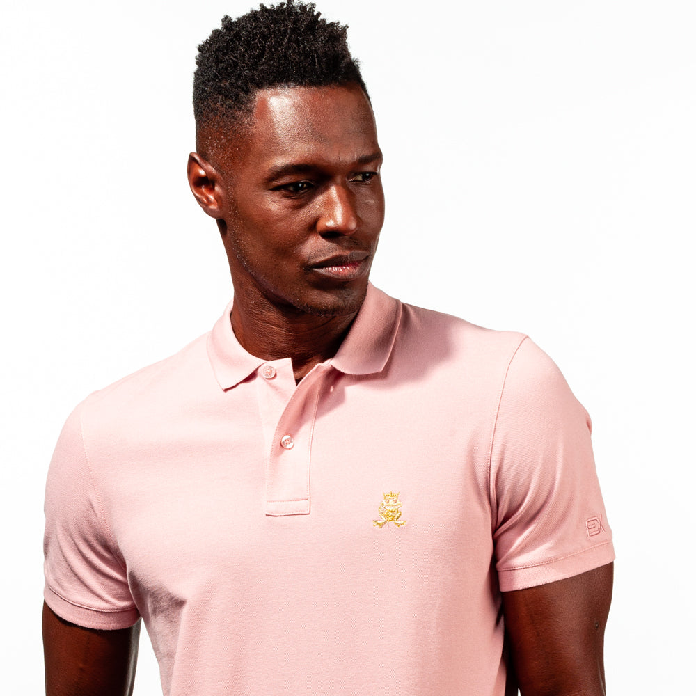 Adrián FROG Gold Edition Polo - Pink Polos Eight-X   