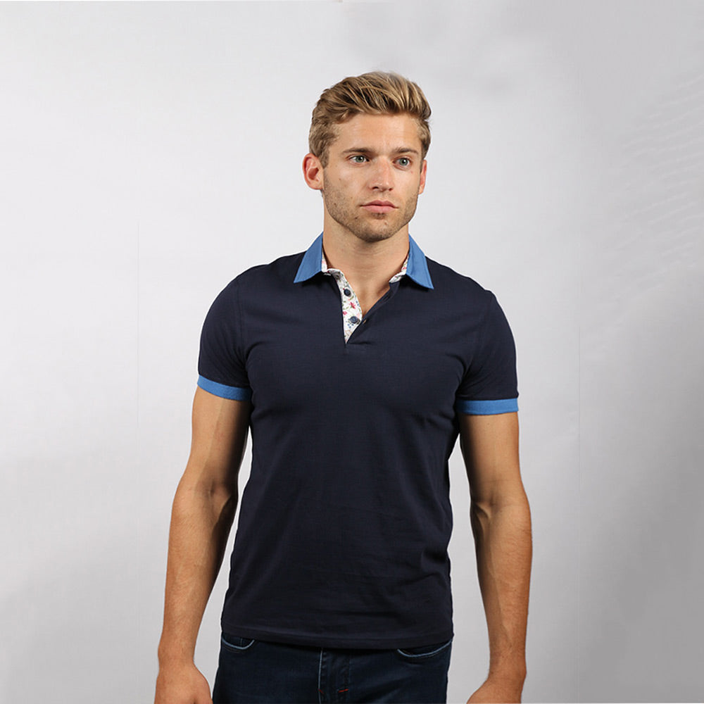 Navy Polo Shirt Polos EightX   