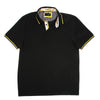 Black Polo Shirt With Trim Polos EightX