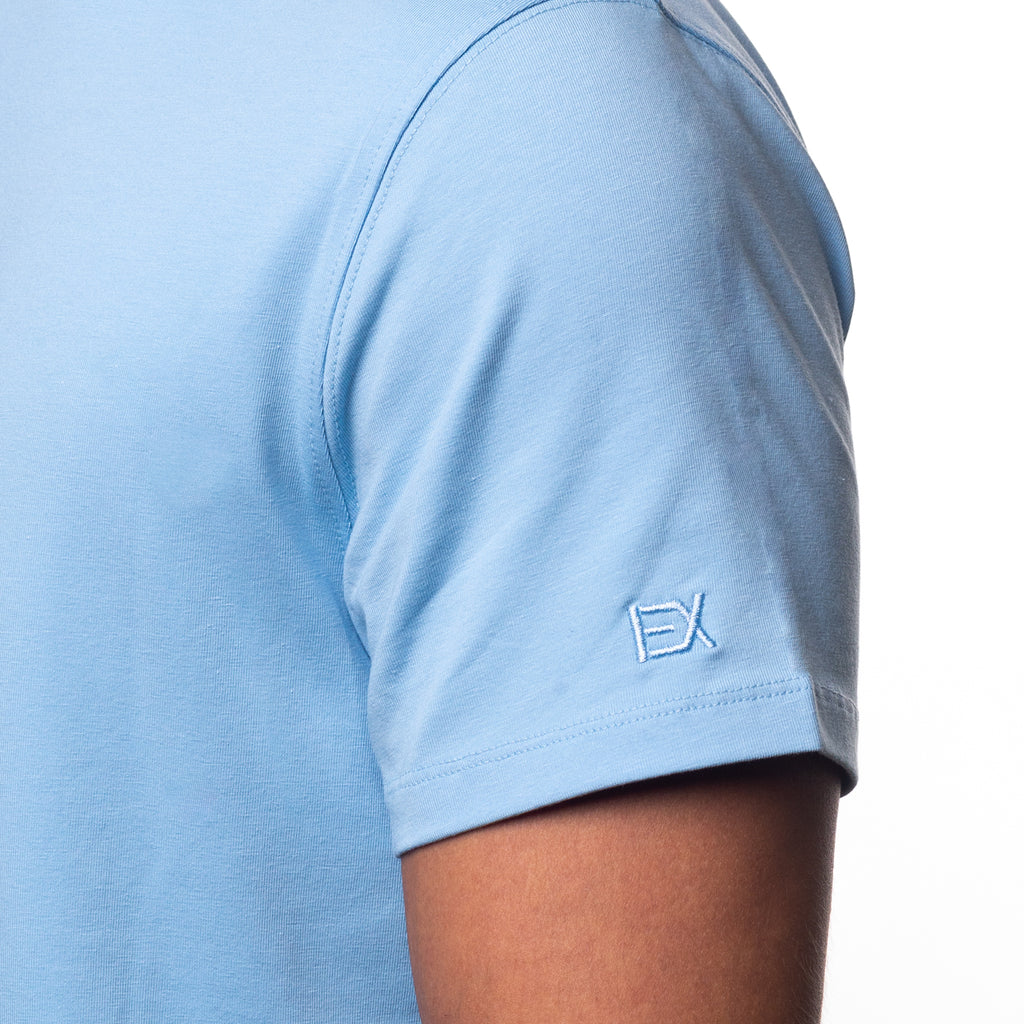 Essential V Neck T-Shirt - Baby Blue T-Shirts Eight-X   